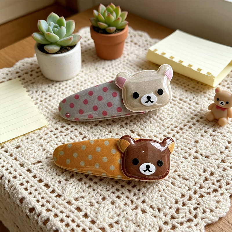 Anime Cosplay Girl Easy - Rilakkuma Hair Clip Easy Bear Hairpin