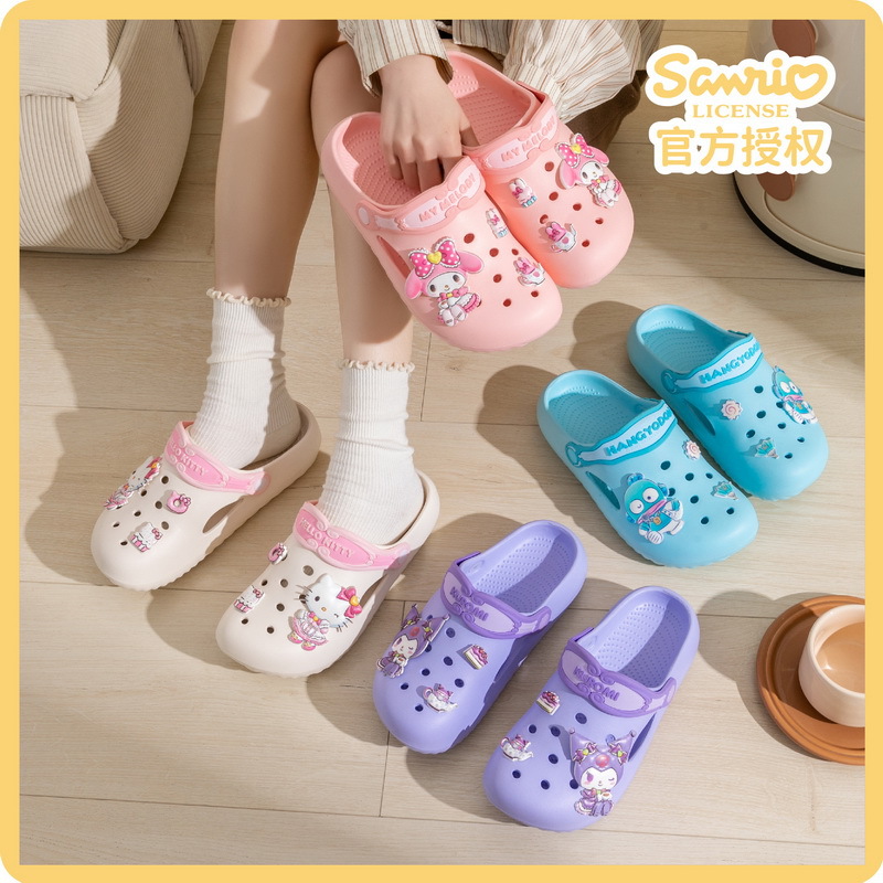 Anime Cosplay Thick - 2026 Sanrio Cute Kuromi Women's Slippers