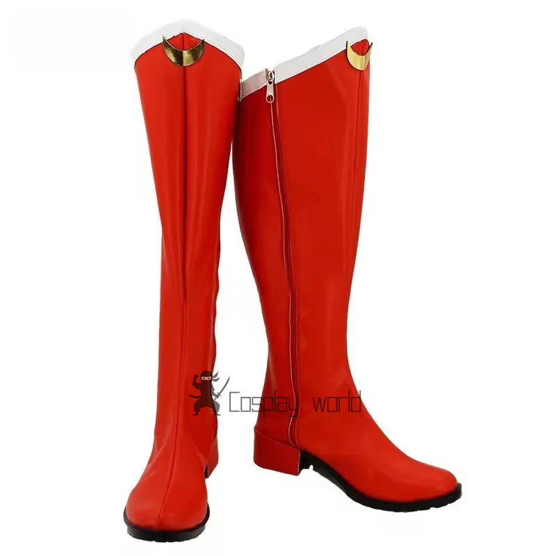 Anime Cosplay Red - Tsukino Usagi Cosplay Shoes Red Custom