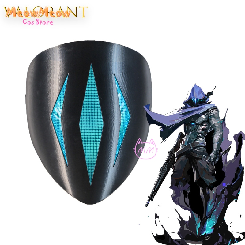 Anime Cosplay Diy - VALORANT Omen Paranoia Glowing Helmet Cosplay