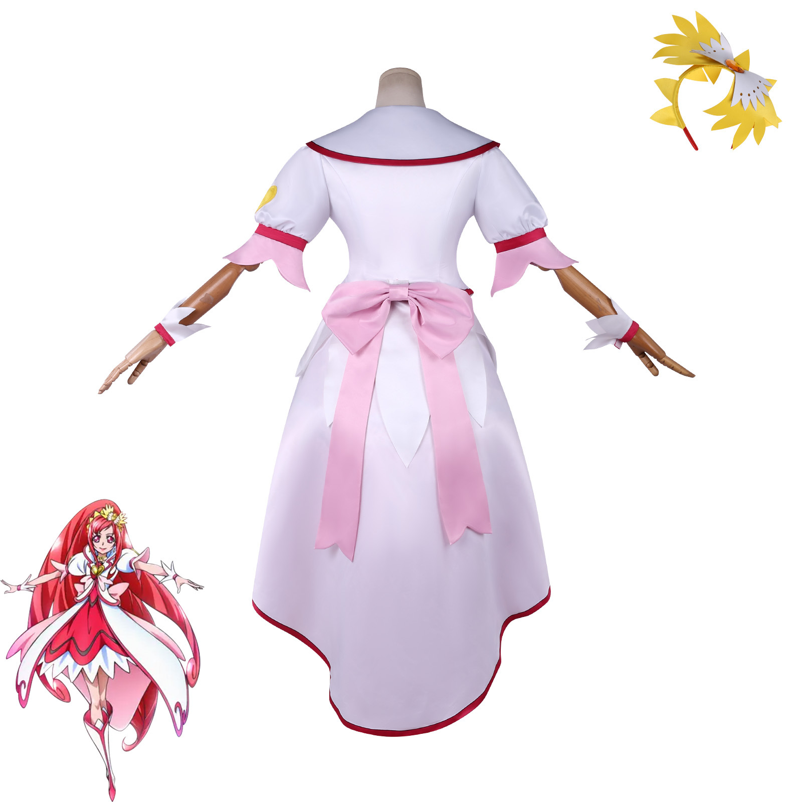 Madoka Aguri Cosplay Costume W - Anime Cosplay Diy reseña y precio