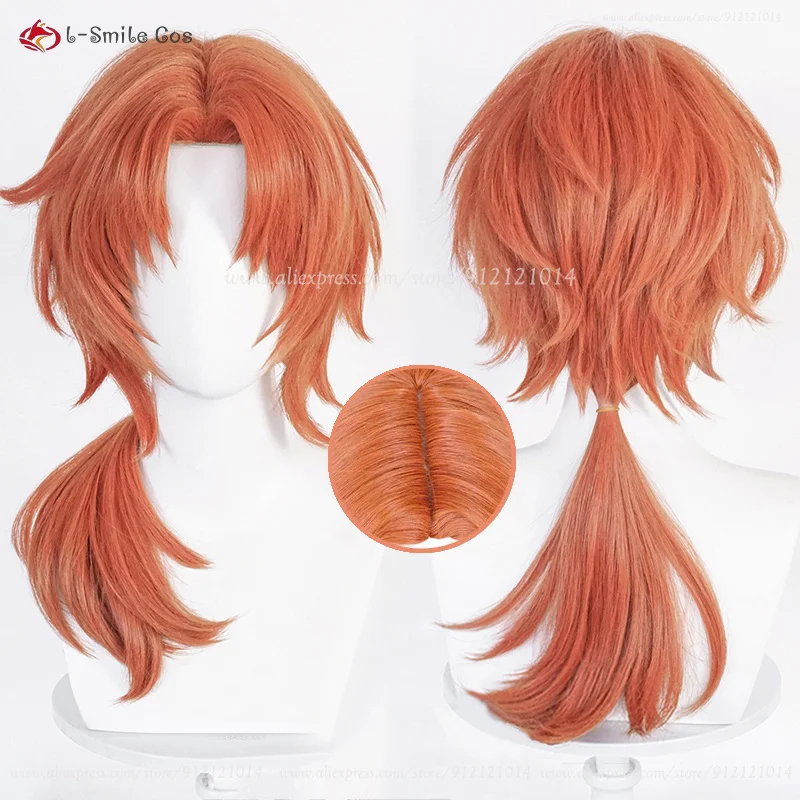 xiaoxiao Anime Hanako-kun Aoi  - Anime Cosplay Orange Hair reseña y precio