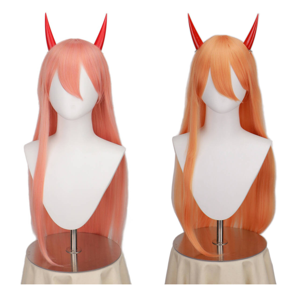 Long Orange Pink Heat Resistan - Anime Cosplay Orange Hair reseña y precio