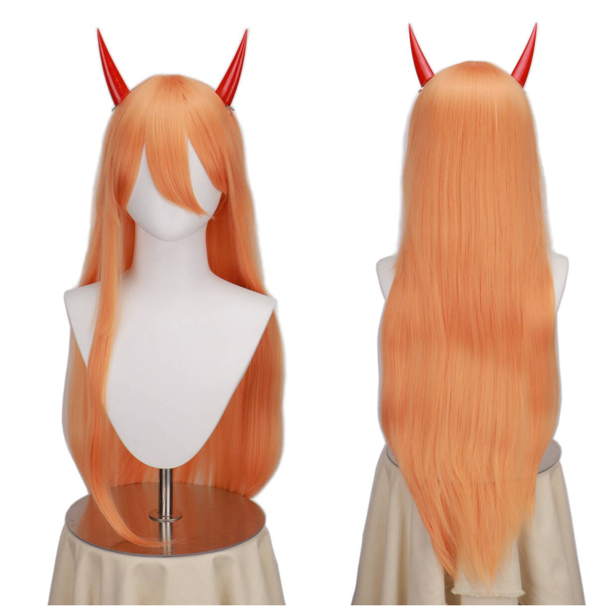 Long Orange Pink Heat Resistan - Anime Cosplay Orange Hair reseña y precio