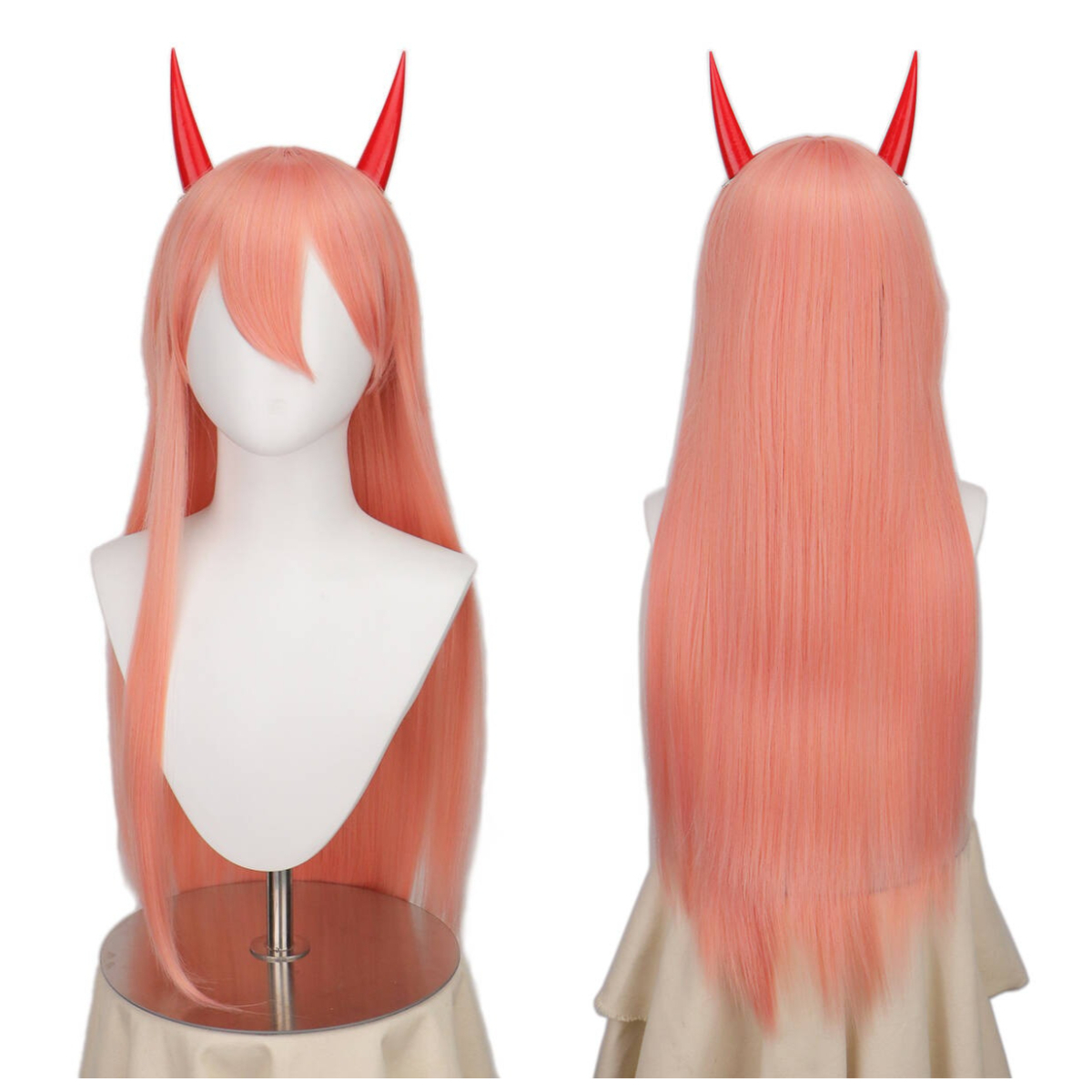 Long Orange Pink Heat Resistan - Anime Cosplay Orange Hair reseña y precio