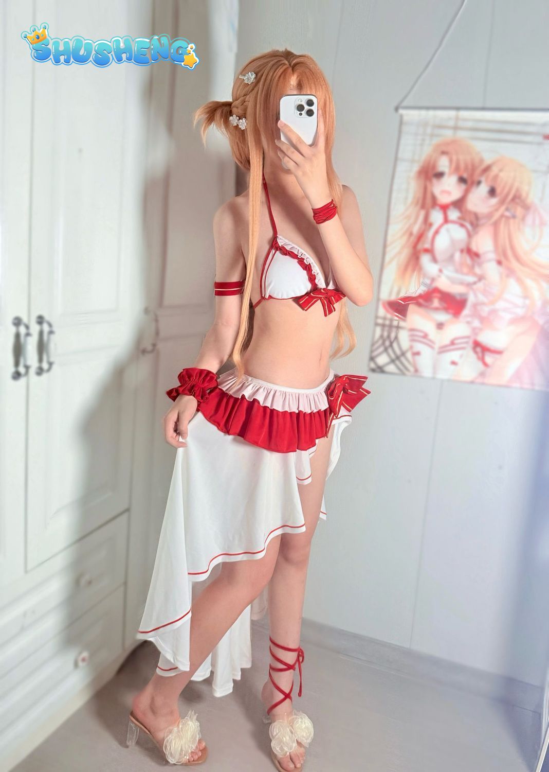 Yuuki Asuna Cosplay Costume An - Cosplay Anime Online reseña y precio