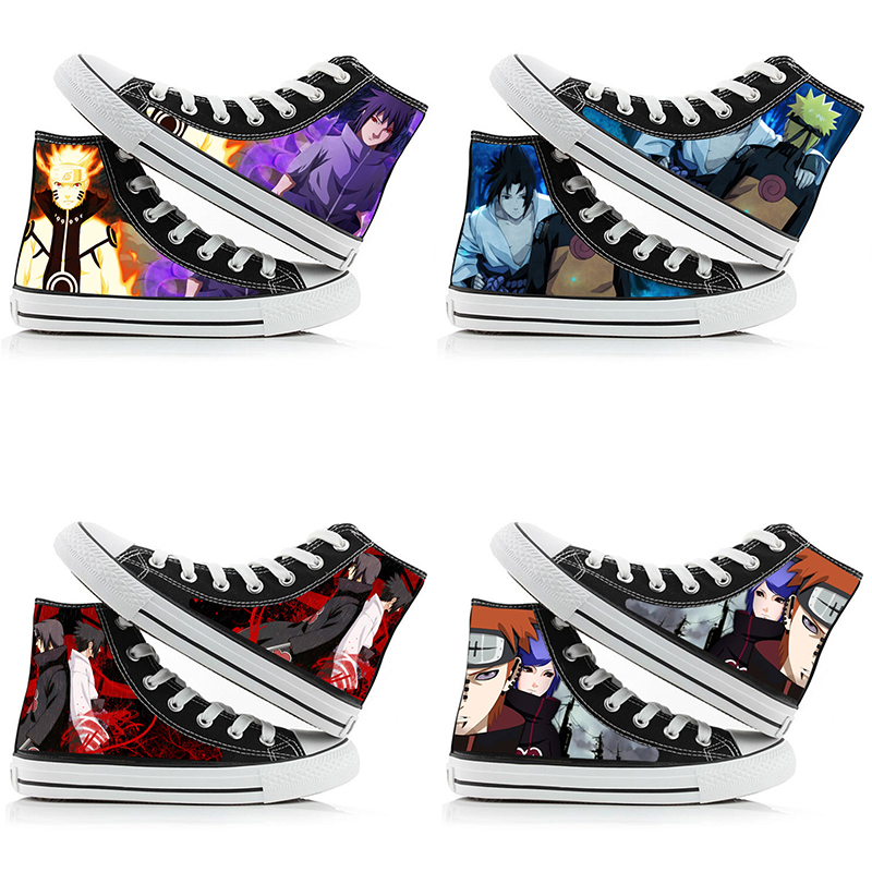 Naruto Uzumaki High-Top Canvas - Anime Cosplay Girl Ideas reseña y precio