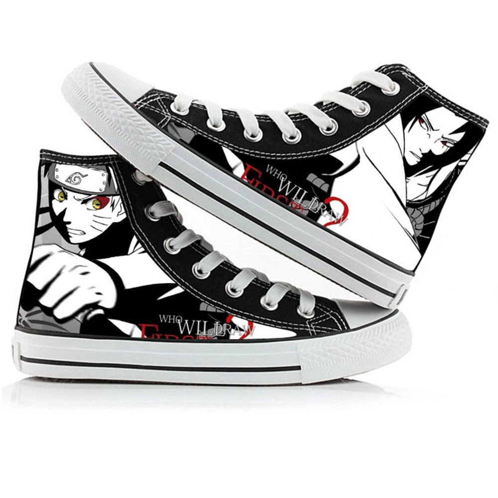 Naruto Uzumaki High-Top Canvas - Anime Cosplay Girl Ideas reseña y precio