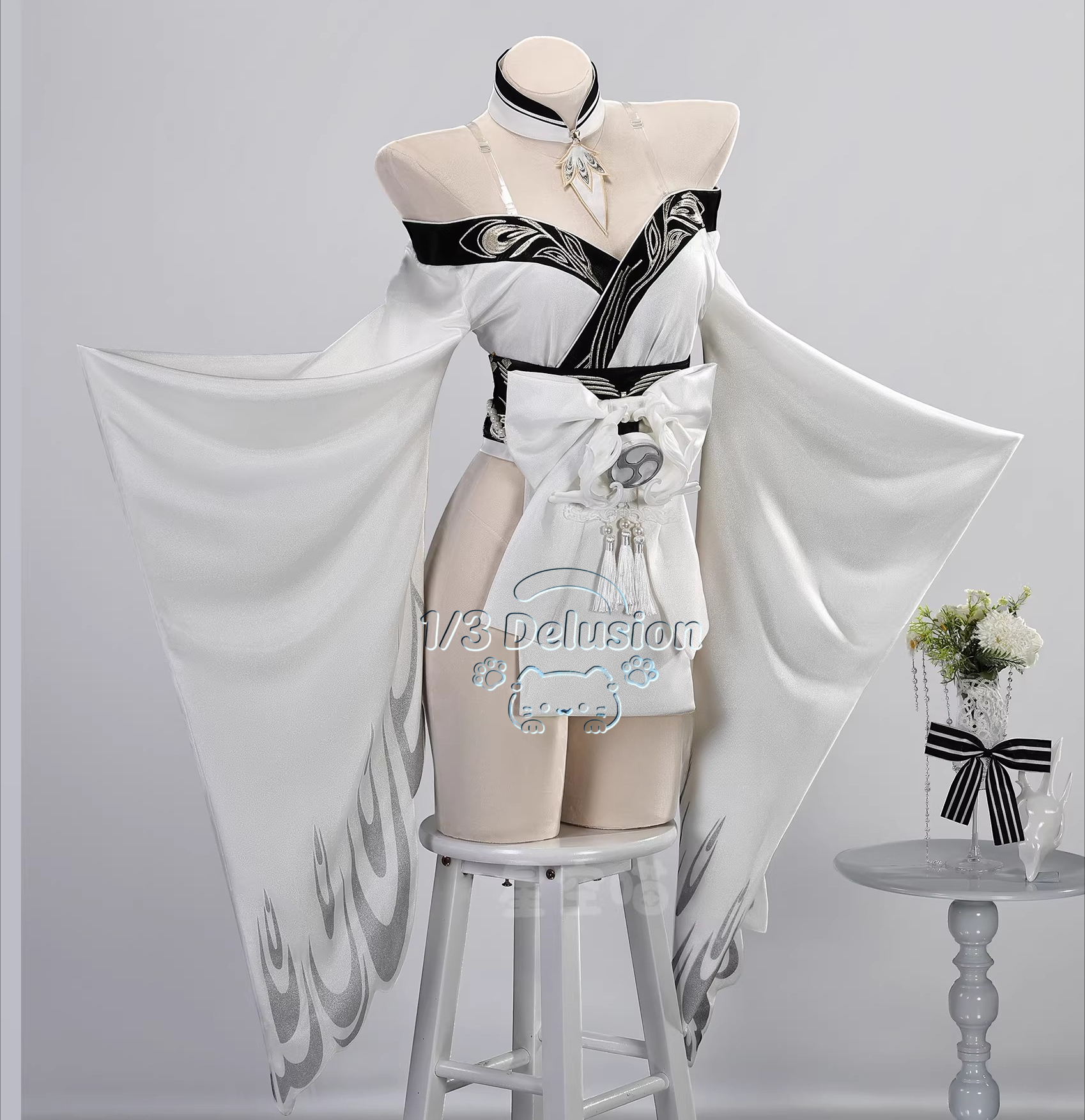 Azur Lane Hakuhou Cosplay Cost - Anime Cosplay Kimono reseña y precio
