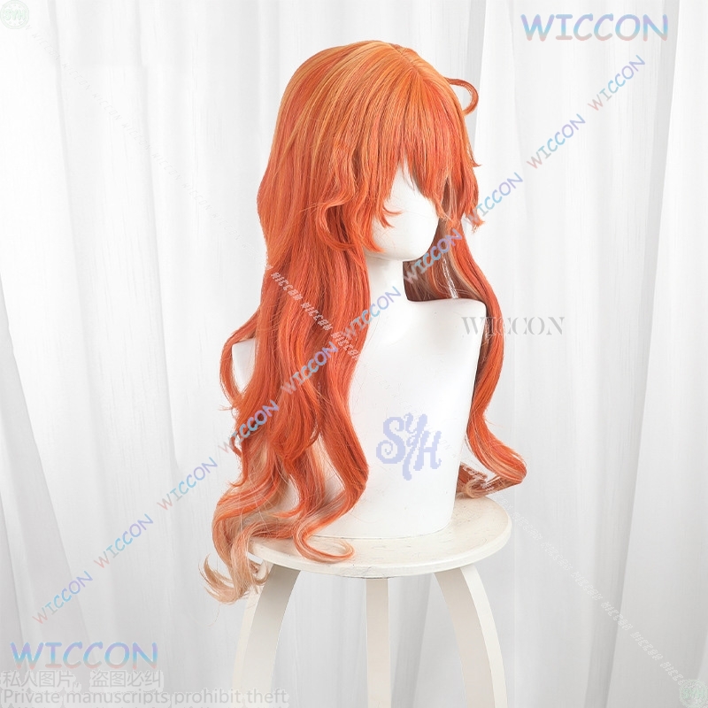 Anime Game Wuthering Waves Cos - Anime Cosplay Orange Hair reseña y precio