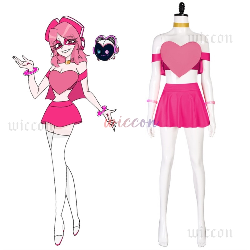 Miss Heed Pink Heart Cosplay D - Anime Cosplay Glasses reseña y precio