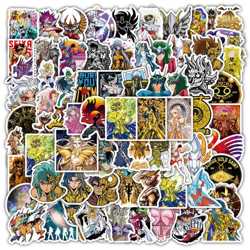 101Pcs Saint Seiya Anime Stick - Anime Cosplay Diy reseña y precio