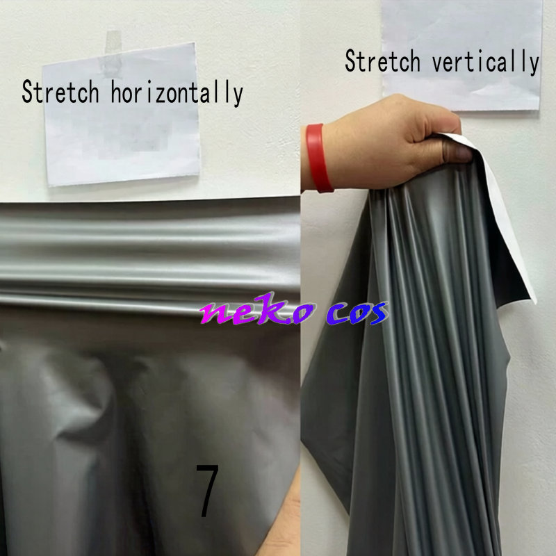 silver Stretchy PU Leather for - Anime Cosplay Diy reseña y precio