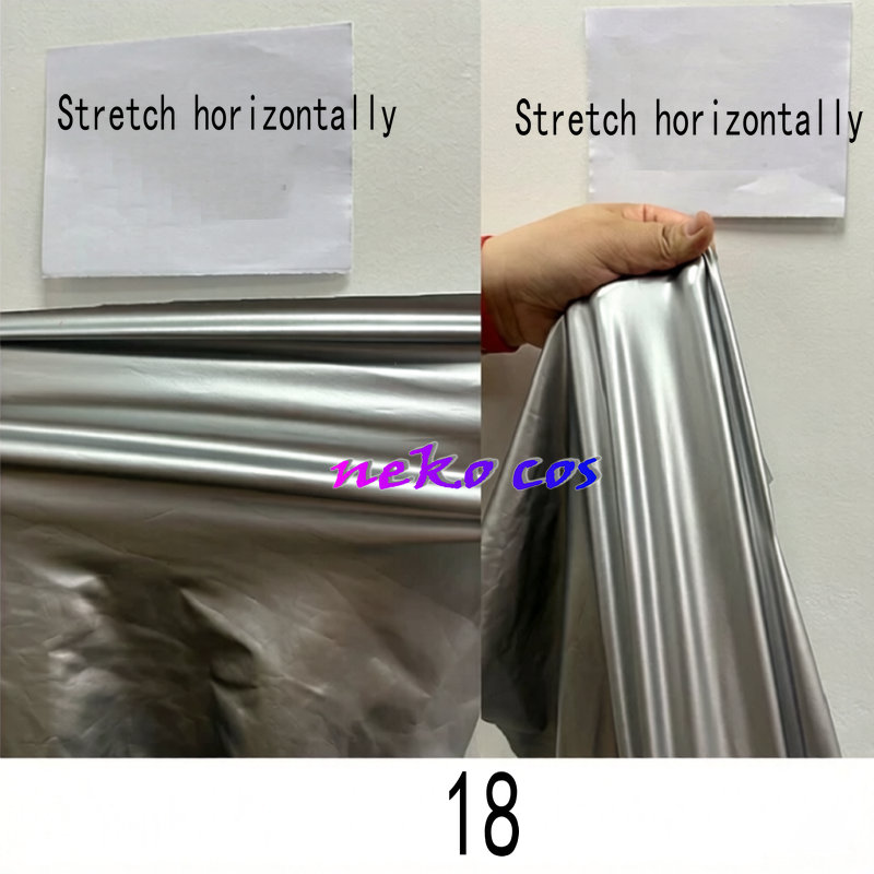 silver Stretchy PU Leather for - Anime Cosplay Diy reseña y precio