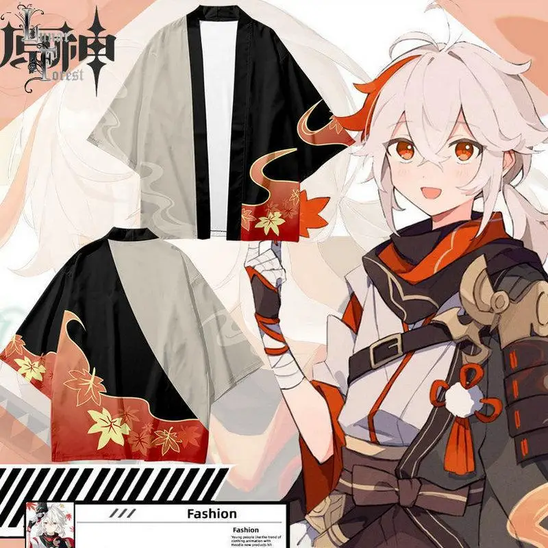 Genshin Impact Kaedehara Kazuh - Anime Cosplay Kimono reseña y precio