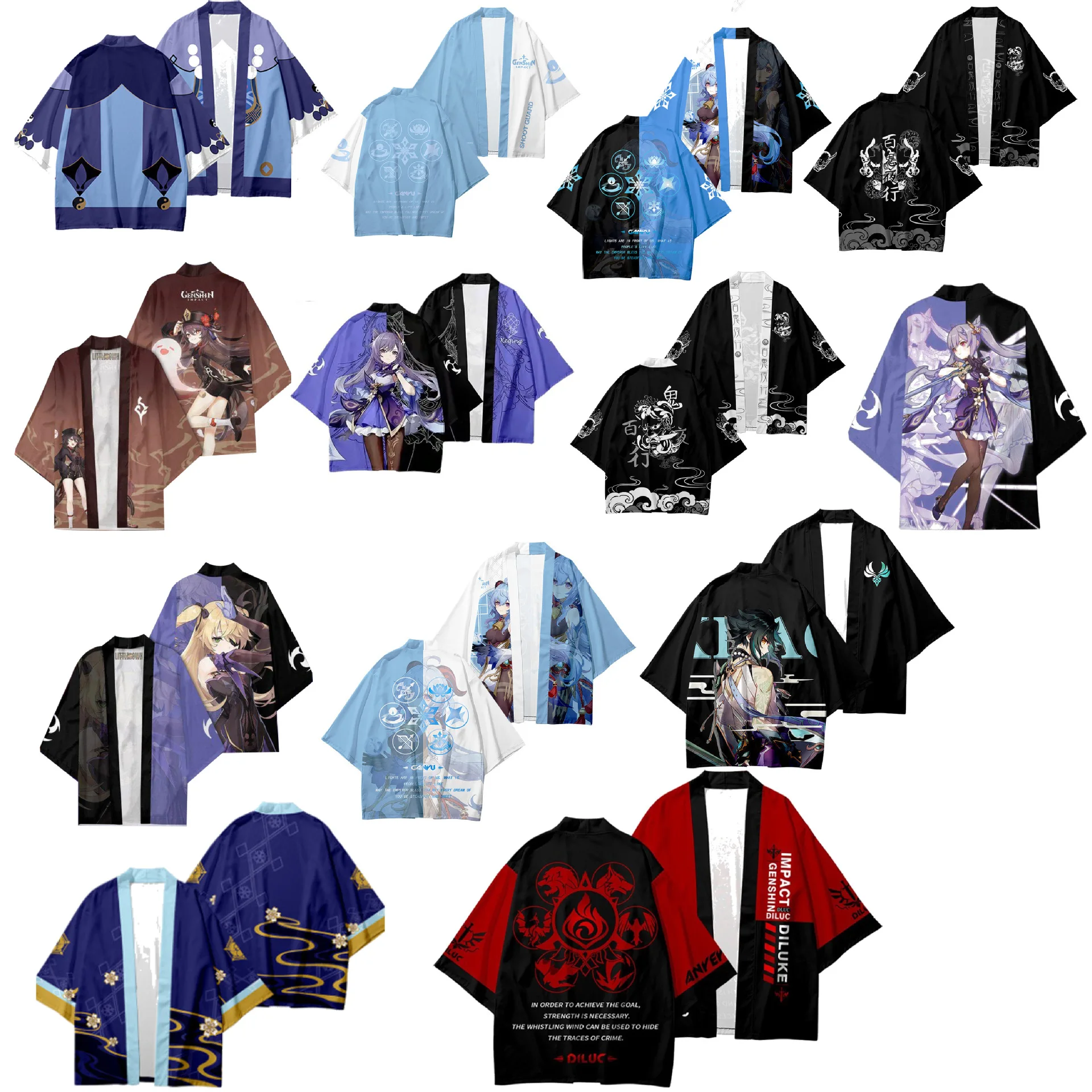 Genshin Impact Kaedehara Kazuh - Anime Cosplay Kimono reseña y precio