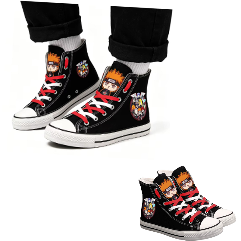 Naruto Uzumaki High-Top Canvas - Anime Cosplay Girl Ideas reseña y precio