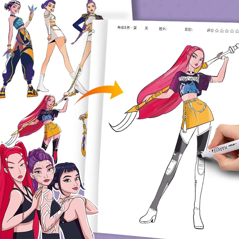 Coloring Books Anime Cartoon L - Anime Cosplay Drawing reseña y precio
