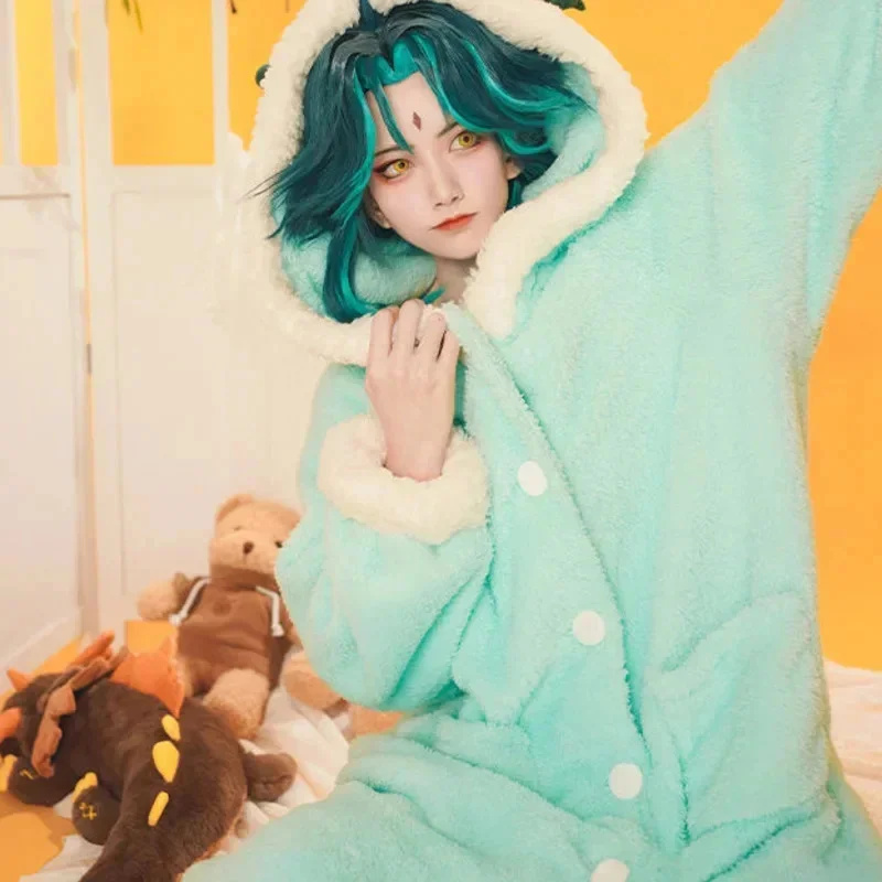 Genshin Impact Cosplay Pajama  - Anime Cosplay Thick reseña y precio