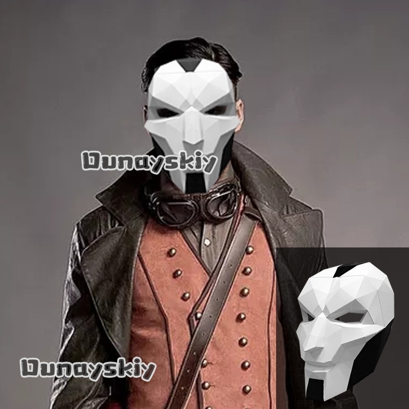 AKhada Jhin Oni Mask DIY Paper - Anime Cosplay Diy reseña y precio