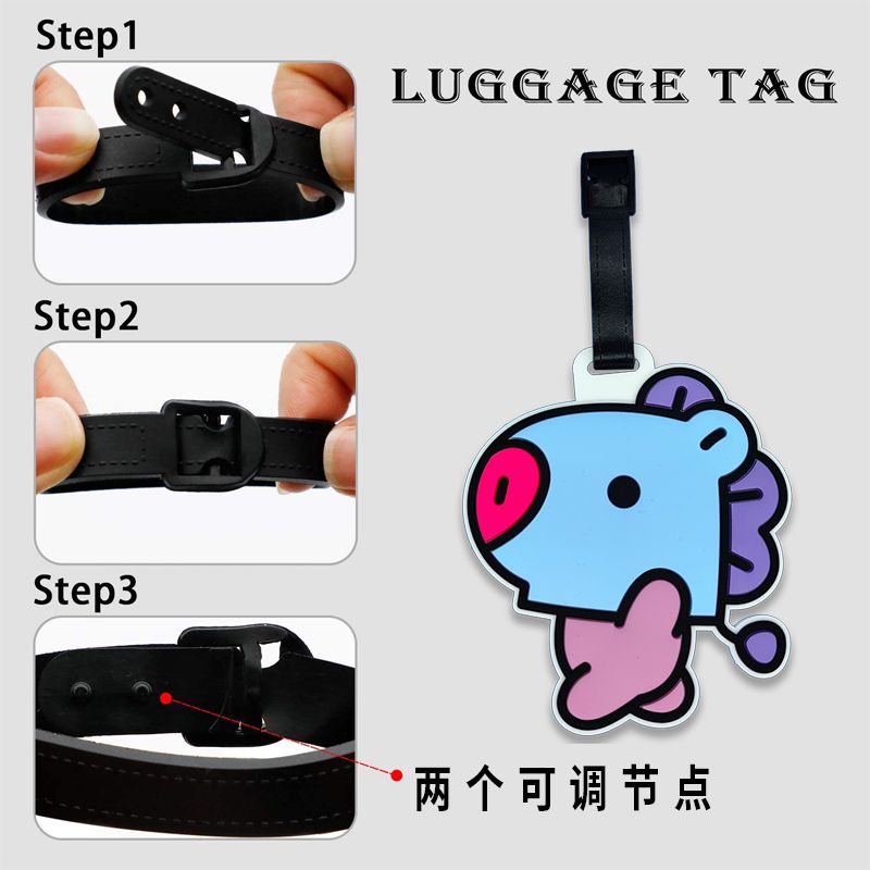 BT21 cartoon cute keychain Kaw - Cosplay Anime Online reseña y precio