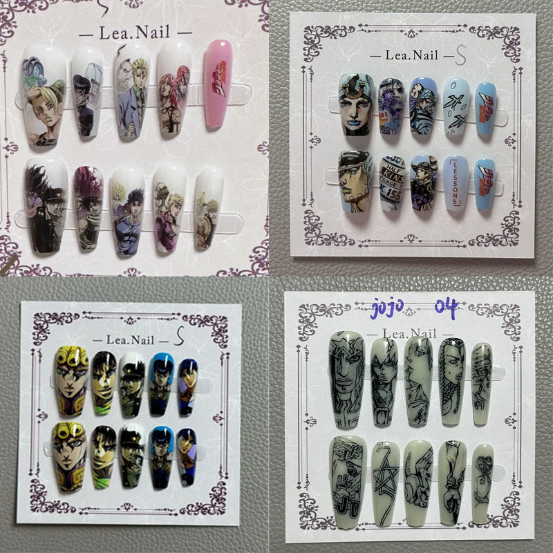 JOJO Nail Art Student Anime Ca - Cosplay Anime Jojo reseña y precio