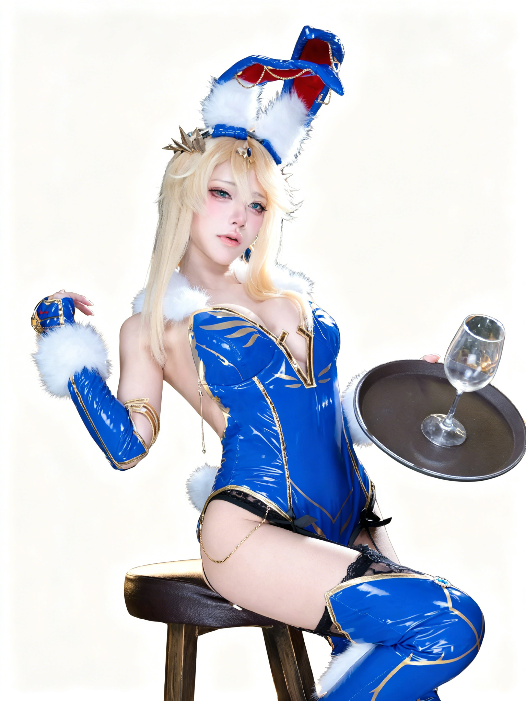 FGO Lancer Artoria Bunny Girl  - Anime Cosplay Girls reseña y precio