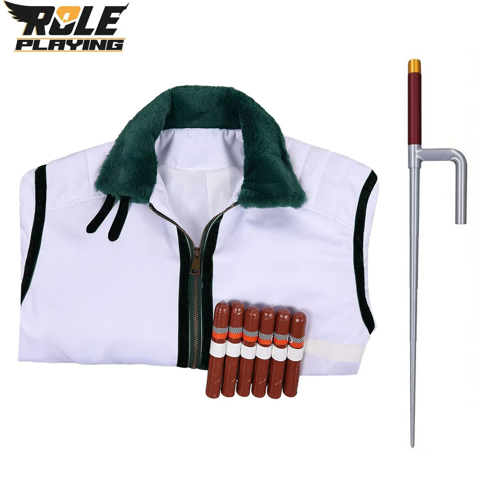 Smoker Cosplay Men Fantasy Coa - Anime Cosplay Outfits Male reseña y precio
