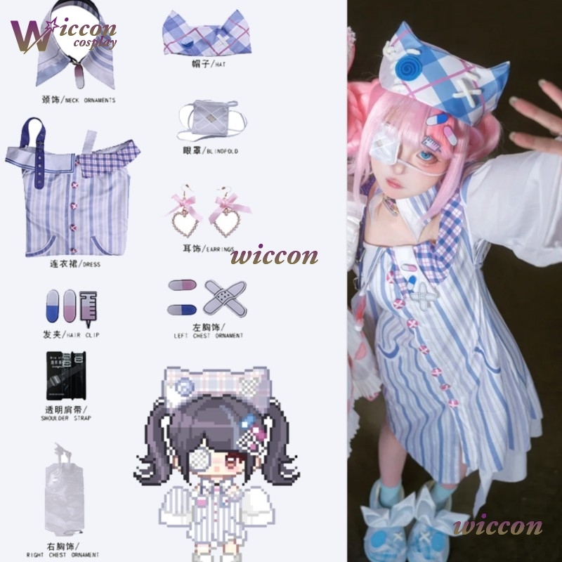 Eyepatch Jirai Kei Infinity Ni - Anime Cosplay Girl Ideas reseña y precio