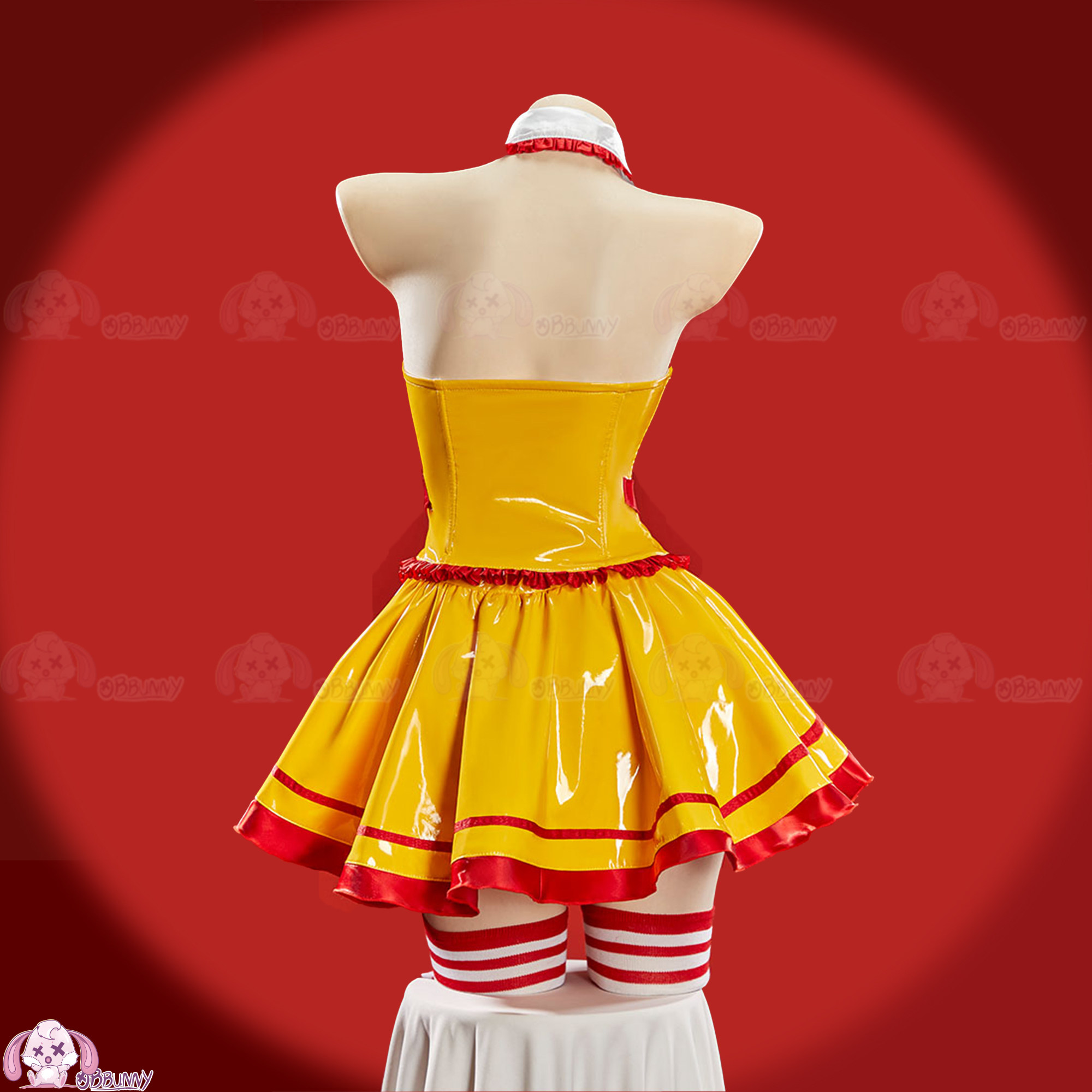 Miku Fanart Cosplay Costume PU - Anime Cosplay Red reseña y precio