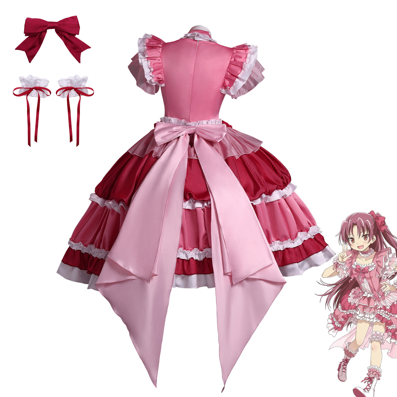 Sakura Kyouko Cosplay Costume  - Anime Cosplay Diy reseña y precio