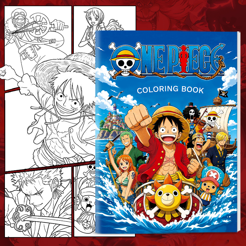 Anime One Piece Coloring Book  - Anime Cosplay Drawing reseña y precio