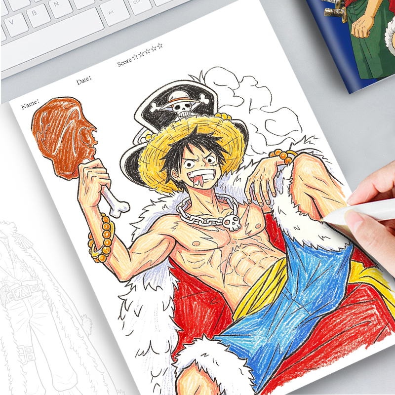 Anime One Piece Coloring Book  - Anime Cosplay Drawing reseña y precio