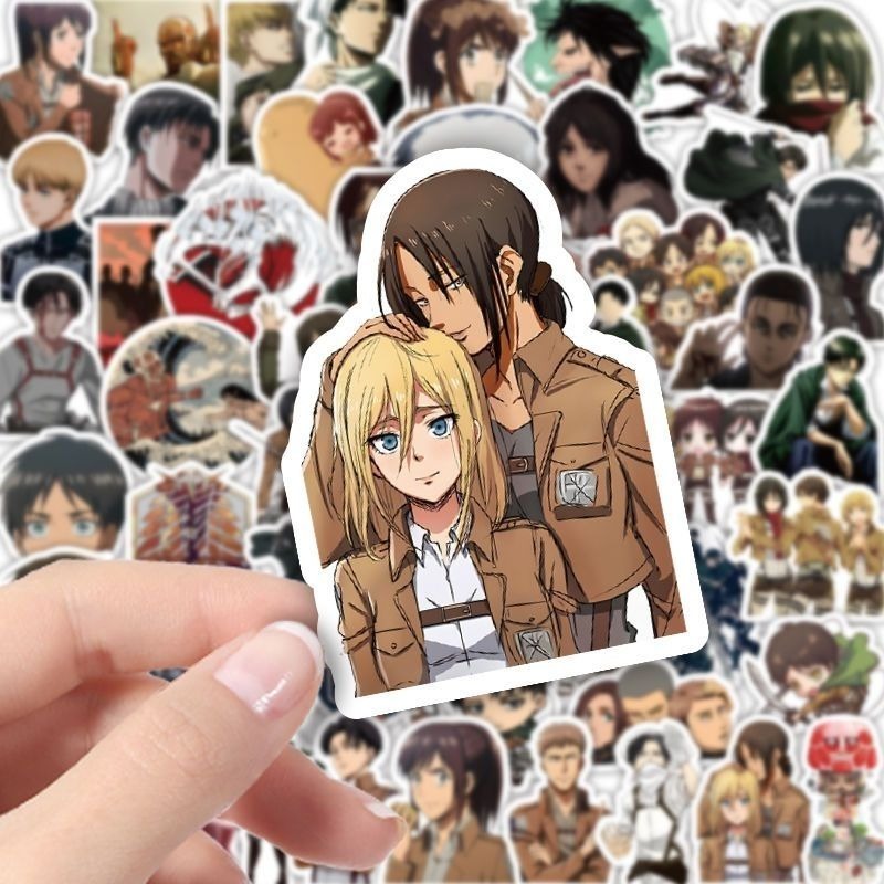 60Pcs Attack on Titan Anime St - Anime Cosplay Diy reseña y precio