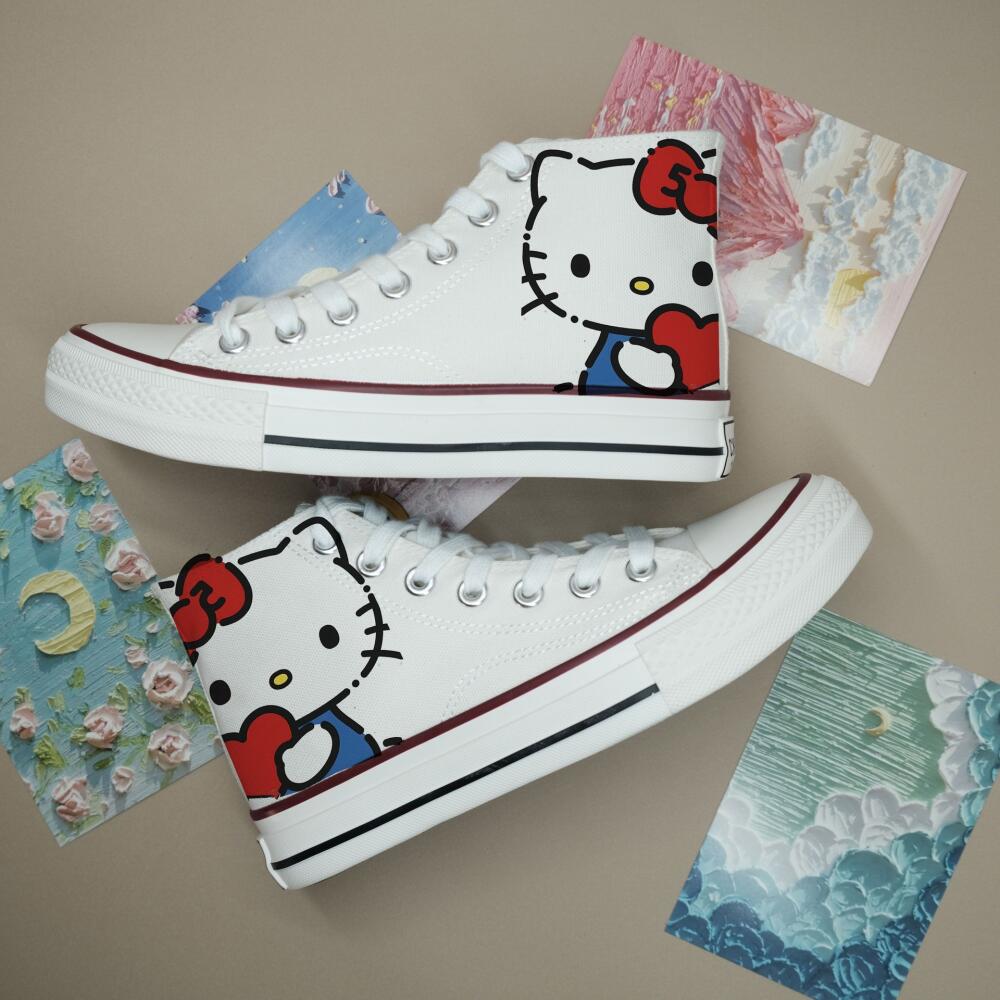 2026 Cute Hello Kitty Canvas S - Anime Cosplay Thick reseña y precio
