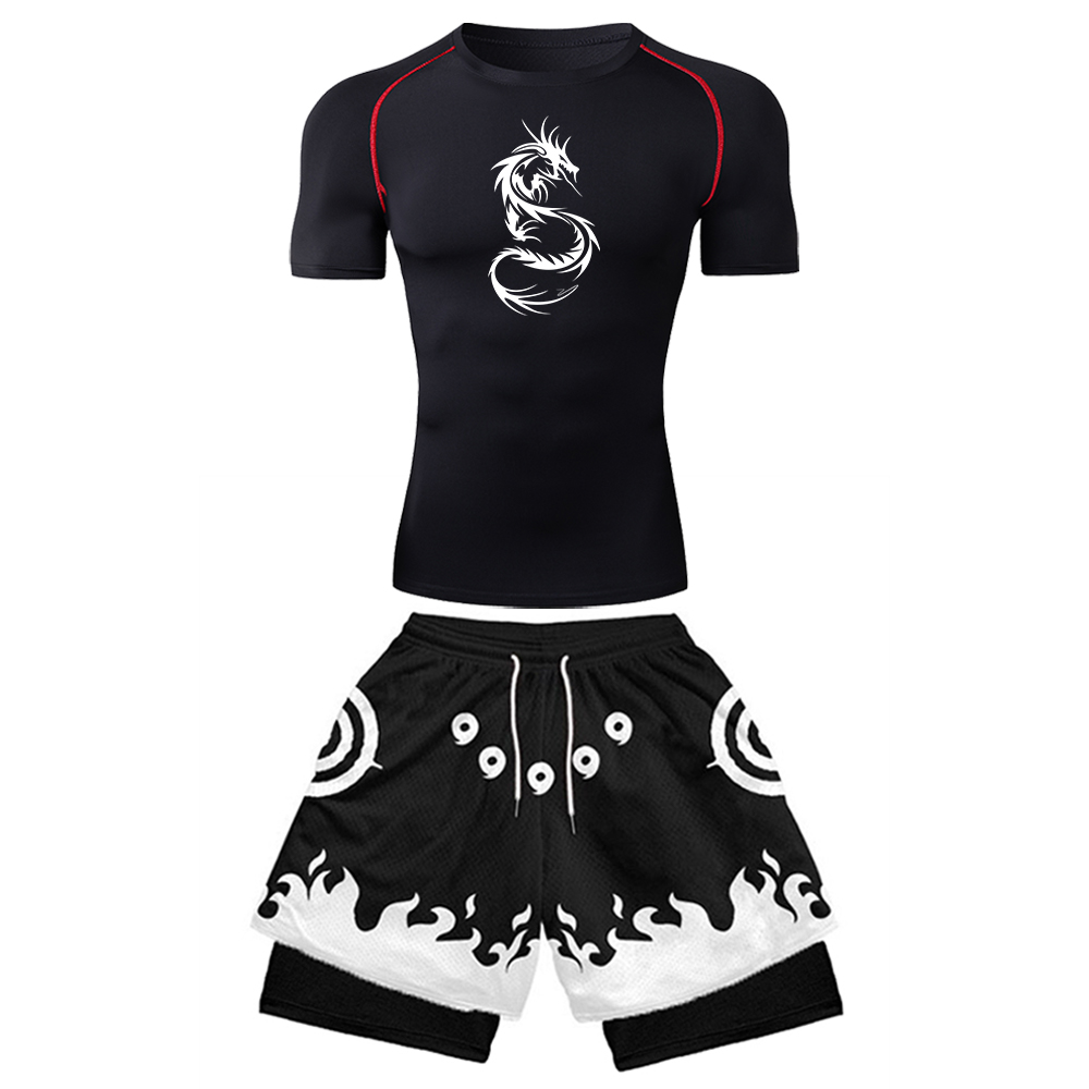 2PCS Men's Anime Gym Set Drago - Anime & Cosplay Expo Acx 2025 reseña y precio