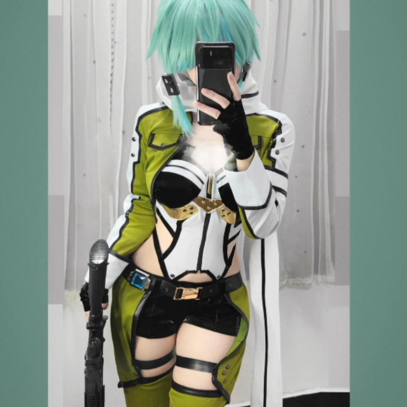 SAO Sword Art Online GGO Sinon - Cosplay Anime Online reseña y precio