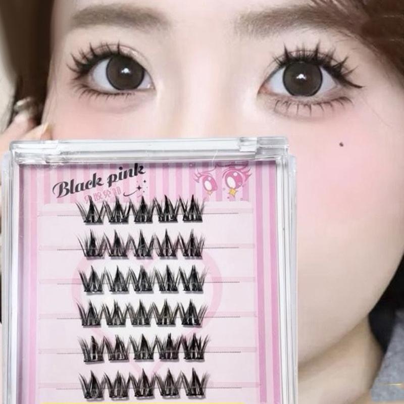6 Rows Diy Segmented False Eye - Anime Cosplay Thick reseña y precio