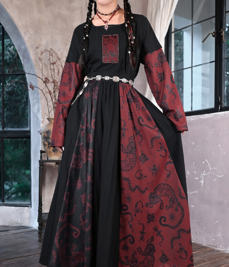 New Improve Guofeng Long Skirt - Anime Cosplay Red reseña y precio