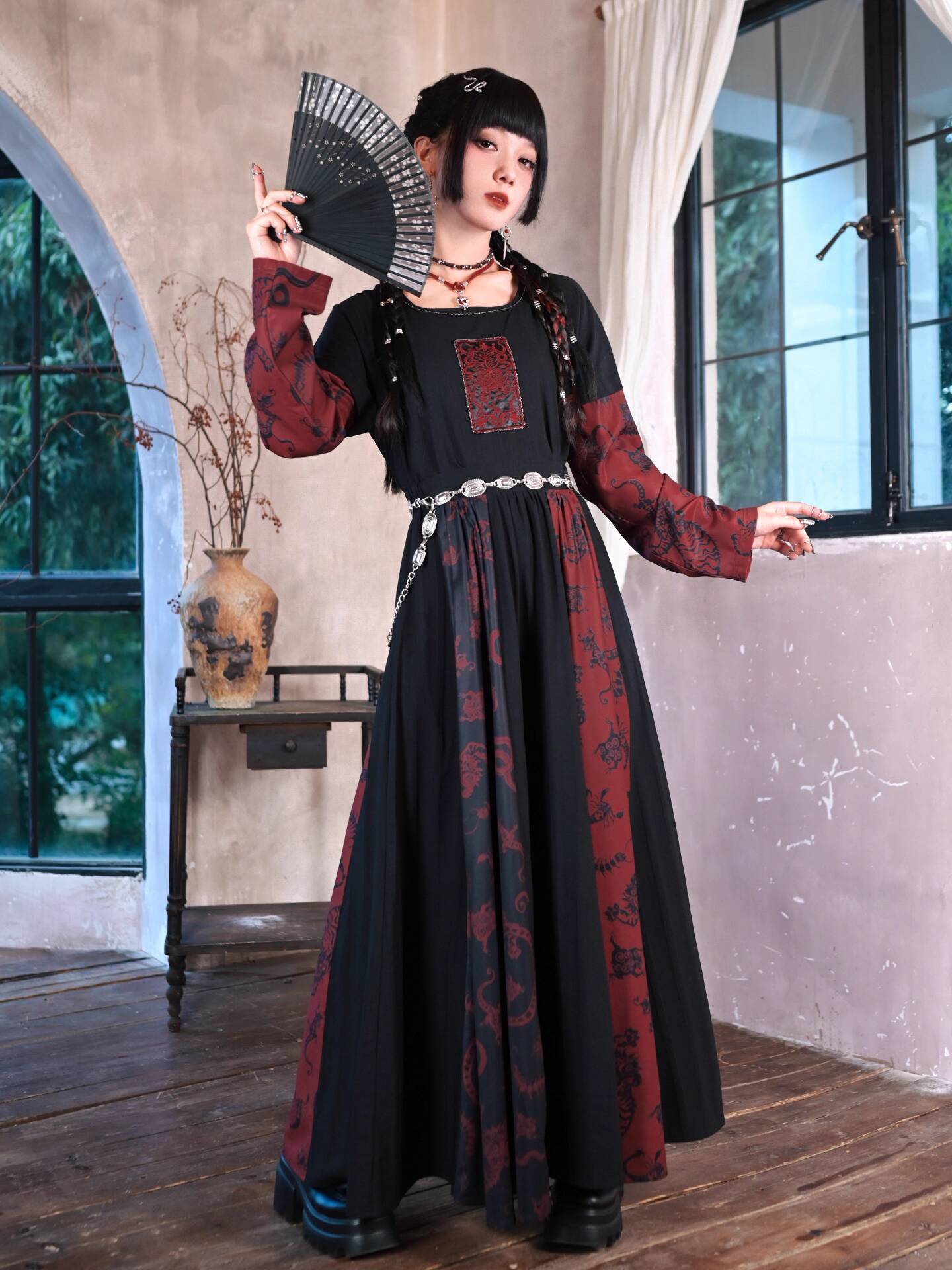 New Improve Guofeng Long Skirt - Anime Cosplay Red reseña y precio