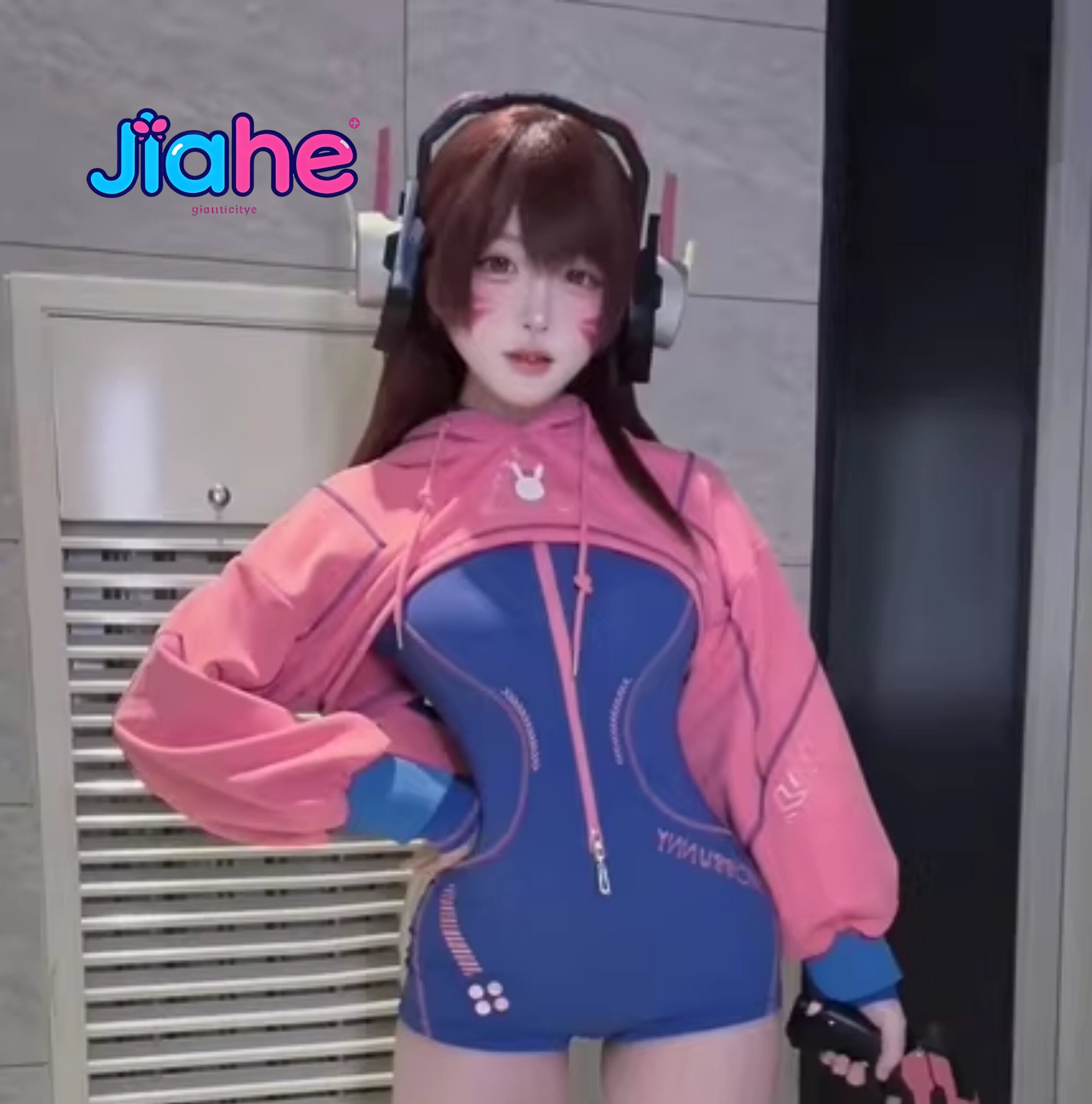 In stock D.Va Overwatch Cospla - Anime Cosplay Male reseña y precio