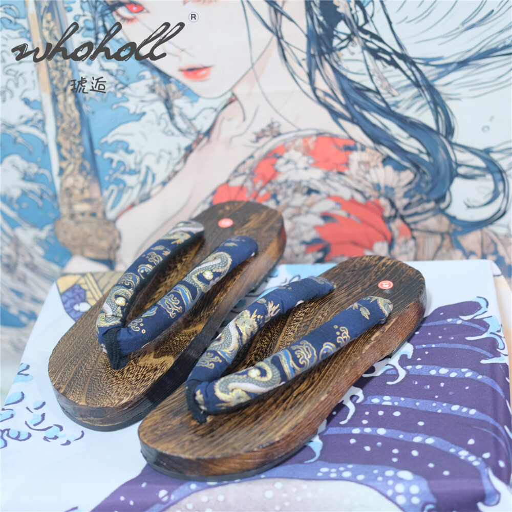Man Wooden Clogs Slippers Wome - Anime Cosplay Thick reseña y precio