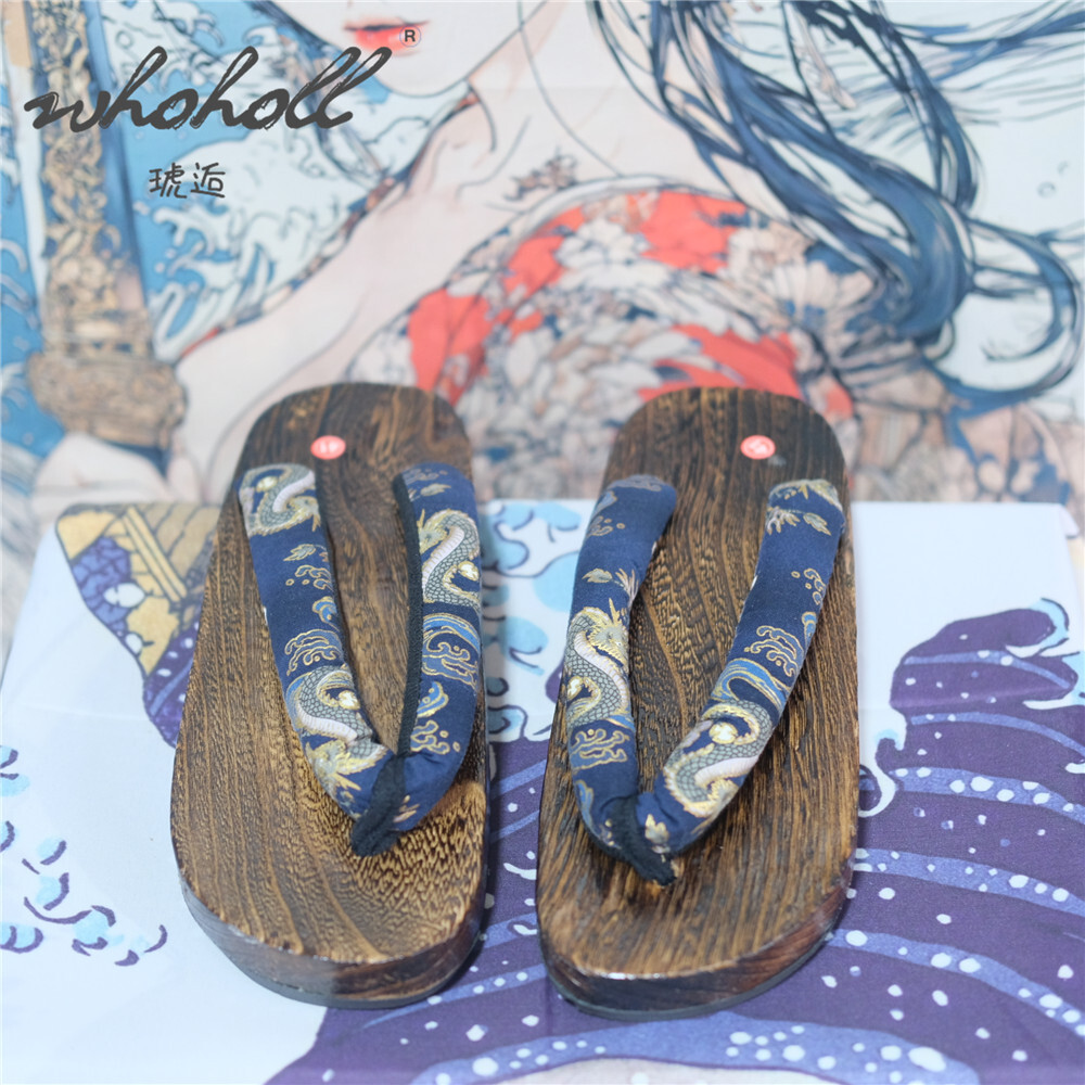 Man Wooden Clogs Slippers Wome - Anime Cosplay Thick reseña y precio