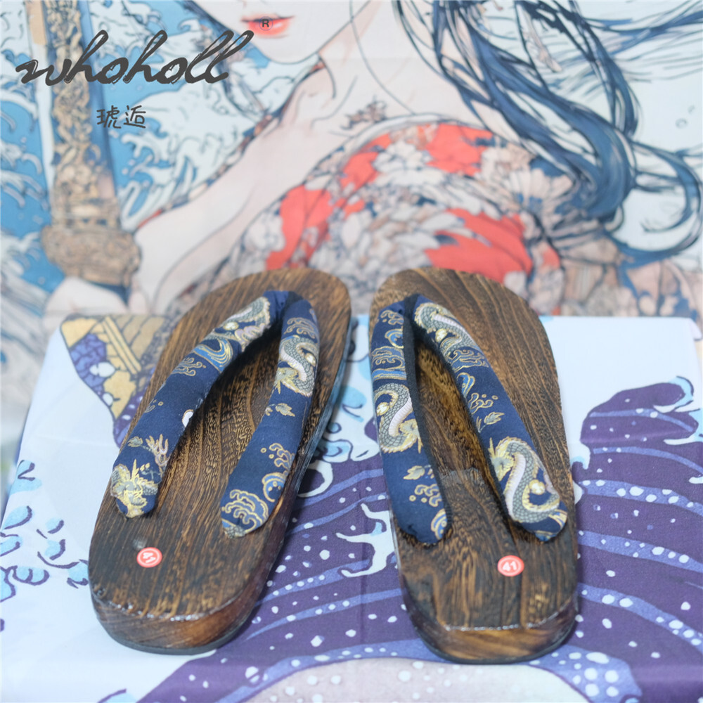 Man Wooden Clogs Slippers Wome - Anime Cosplay Thick reseña y precio