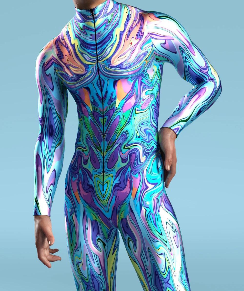 CyberPunk Jumpsuit Cool Colore - Anime Cosplay Drawing reseña y precio