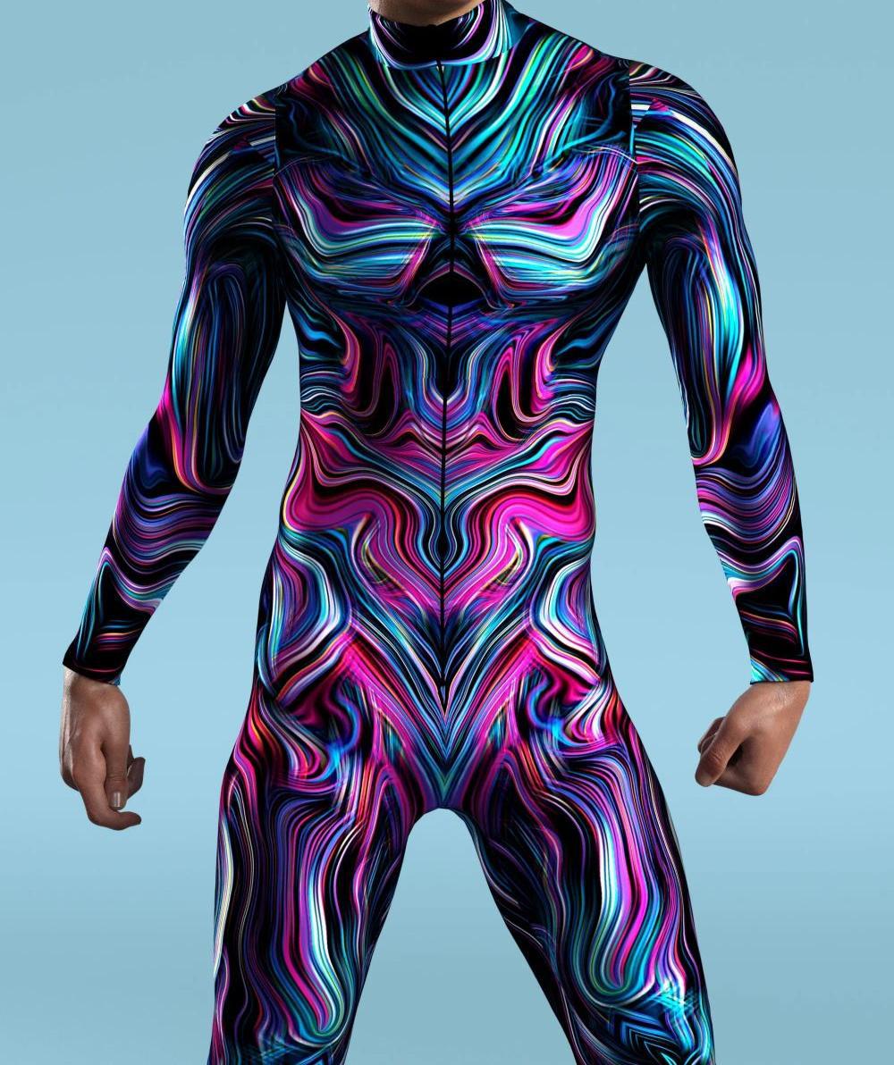 CyberPunk Jumpsuit Cool Colore - Anime Cosplay Drawing reseña y precio