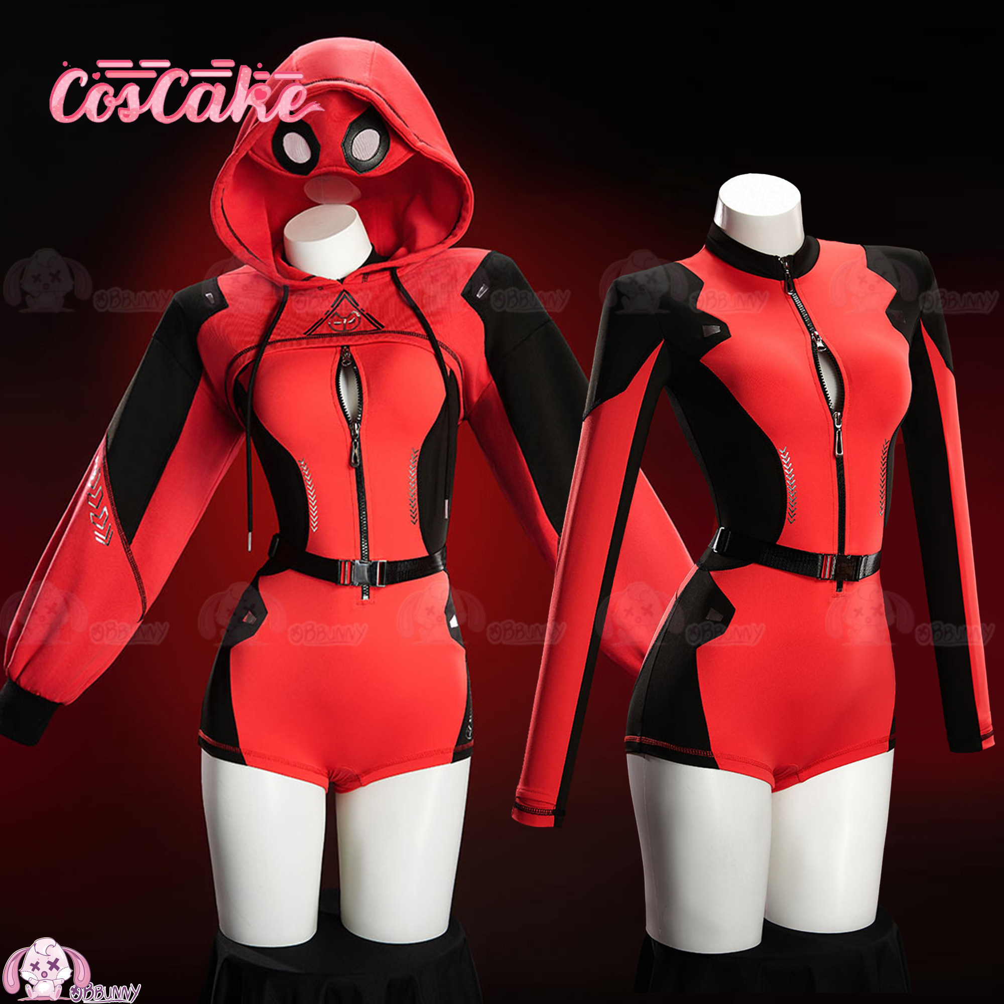 D e a d p o o l cosplay Costum - Anime Cosplay Red reseña y precio